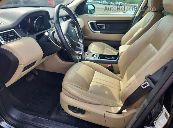 SALCR2FX6KH786015 2019 LAND ROVER DISCOVERY Black Widok wnętrza z przodu