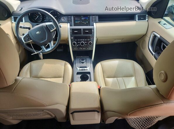 SALCR2FX6KH786015 2019 LAND ROVER DISCOVERY Black Widok deski rozdzielczej