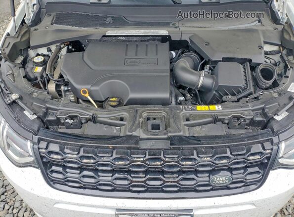 SALCT2FX9LH844234 2020 LAND ROVER DISCOVERY White ძრავის განყოფილების ხედი