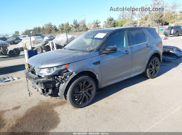 SALCT2GX2KH785959 2019 LAND ROVER DISCOVERY SPORT Gray წინა მარცხენა ხედი სამი მეოთხედიდან