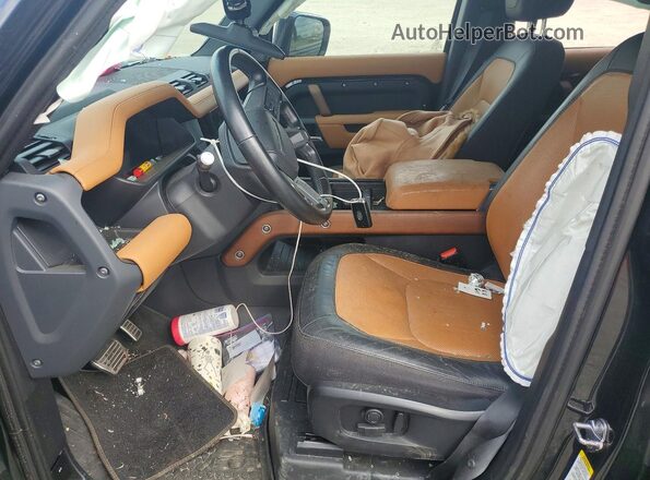SALEXERU3M2062077 2021 LAND ROVER DEFENDER Black Вид салону спереду