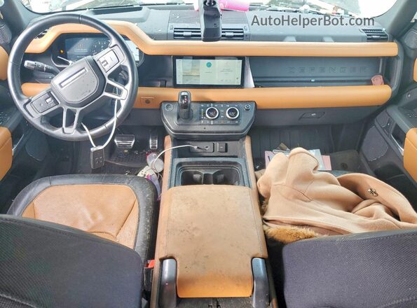 SALEXERU3M2062077 2021 LAND ROVER DEFENDER Black Вид панелі приладів
