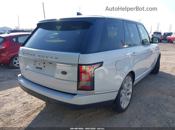 SALGR2FV5HA359071 2017 LAND ROVER RANGE ROVER White Задня права чверть