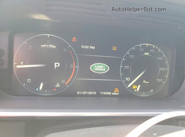 SALGR2KF1GA312830 2016 LAND ROVER RANGE Black ხელსაწყოთა პანელის ხედი