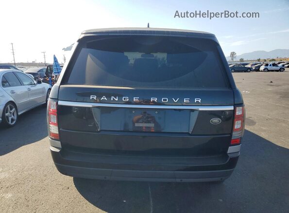 SALGR2KF1GA312830 2016 LAND ROVER RANGE Black უკანა ხედი
