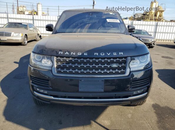 SALGR2KF1GA312830 2016 LAND ROVER RANGE Black წინა ხედი