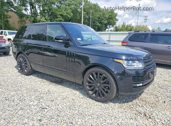 SALGS2FE6HA368026 2017 LAND ROVER RANGE Black Przód prawy