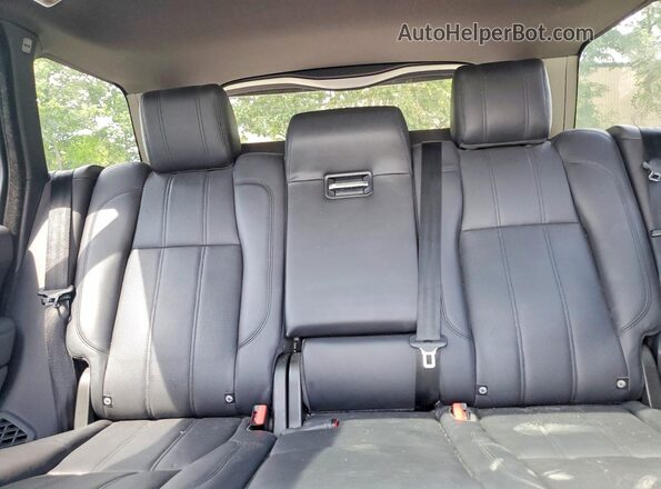 SALGS2FE6HA368026 2017 LAND ROVER RANGE Black Widok tylnych siedzeń