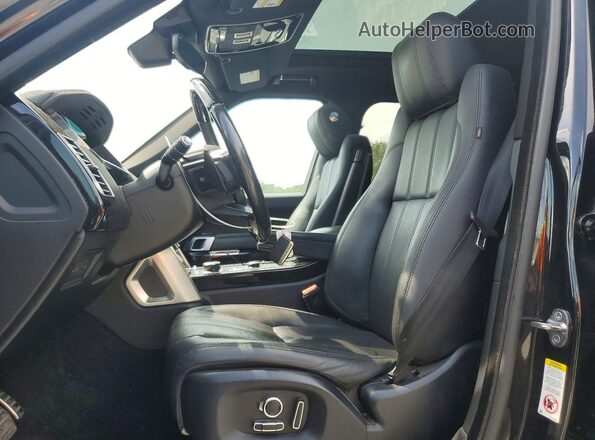 SALGS2FE6HA368026 2017 LAND ROVER RANGE Black Widok wnętrza z przodu