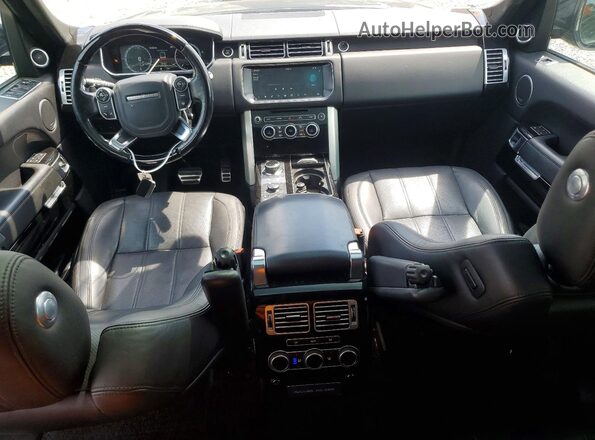 SALGS2FE6HA368026 2017 LAND ROVER RANGE Black Widok deski rozdzielczej