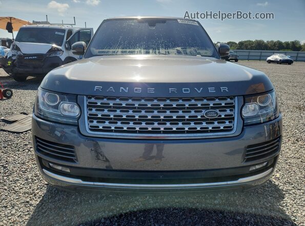 SALGS2KF1GA276173 2016 LAND ROVER RANGE Gray Դիմացի տեսք