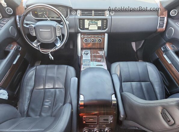 SALGS2KF1GA276173 2016 LAND ROVER RANGE Gray Առջևի վահանակի տեսք