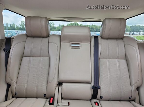 SALGS2PF5GA291641 2016 LAND ROVER RANGE White Rear seats view