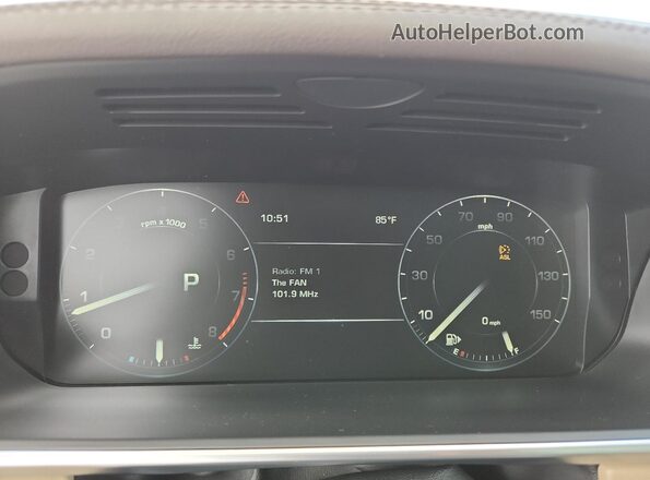 SALGS2PF5GA291641 2016 LAND ROVER RANGE White Instrument cluster view