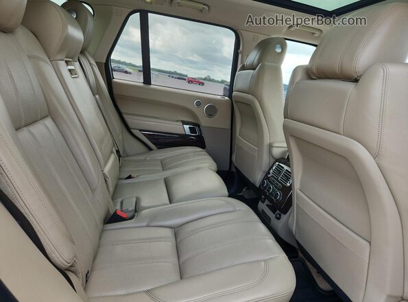 SALGS2PF5GA291641 2016 LAND ROVER RANGE White Rear interior view