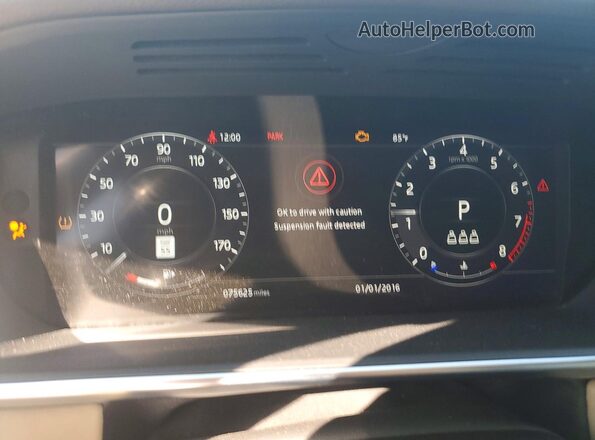 SALGS2RE4KA547751 2019 LAND ROVER RANGE White Սարքավորումների վահանակի տեսք