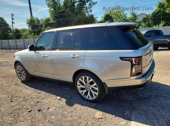 SALGS2RE5JA509055 2018 LAND ROVER RANGE Silver Задня ліва чверть