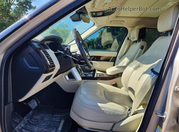 SALGS2RE5JA509055 2018 LAND ROVER RANGE Silver Вид салону спереду