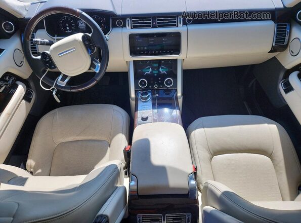 SALGS2RE5JA509055 2018 LAND ROVER RANGE Silver Вид панелі приладів