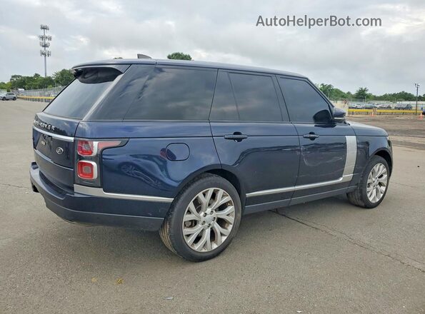 SALGS2RU1MA433619 2021 LAND ROVER RANGE Blue Trasero derecho
