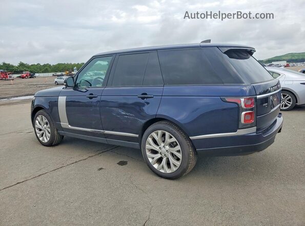 SALGS2RU1MA433619 2021 LAND ROVER RANGE Blue Trasero izquierdo