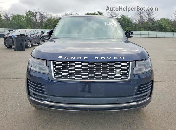 SALGS2RU1MA433619 2021 LAND ROVER RANGE Blue Vista frontal