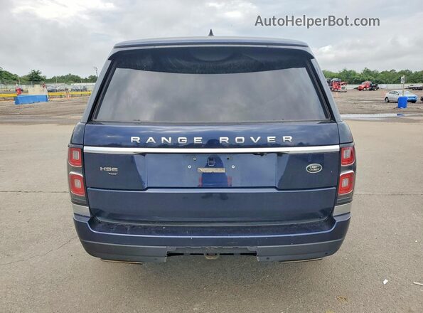 SALGS2RU1MA433619 2021 LAND ROVER RANGE Blue Vista trasera