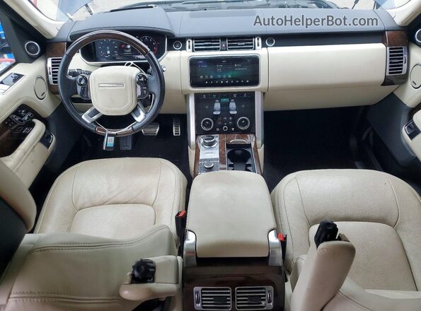 SALGS2RU1MA433619 2021 LAND ROVER RANGE Blue Vista del salpicadero