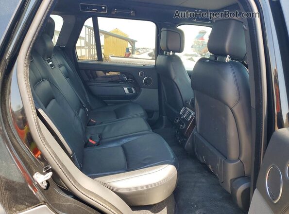 SALGS2RU3NA464260 2022 LAND ROVER RANGE Black Вид задніх сидінь