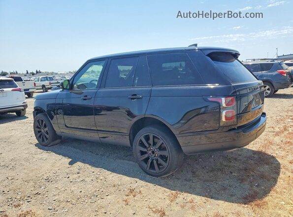 SALGS2RU3NA464260 2022 LAND ROVER RANGE Black Задня ліва чверть