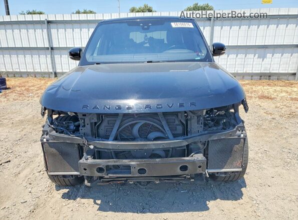 SALGS2RU3NA464260 2022 LAND ROVER RANGE Black Вид спереду