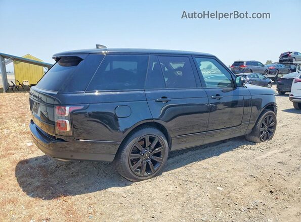 SALGS2RU3NA464260 2022 LAND ROVER RANGE Black Задня права чверть
