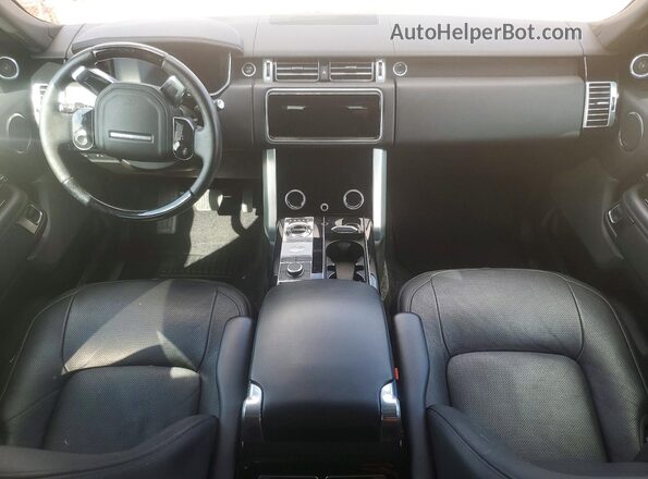 SALGS2SV0KA529659 2019 LAND ROVER RANGE White Dashboard view
