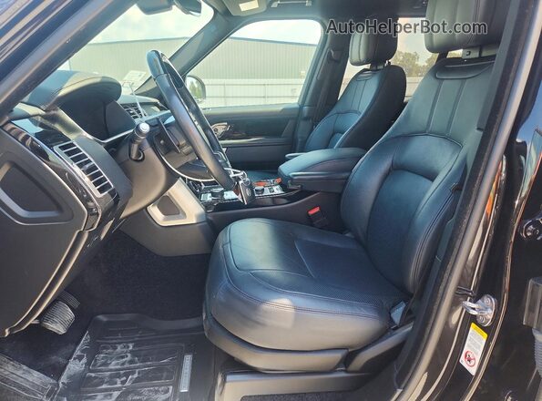 SALGS2SV5KA555125 2019 LAND ROVER RANGE Black Front interior view