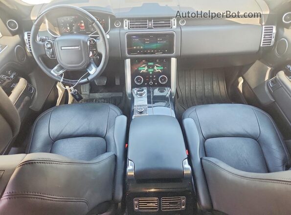 SALGS2SV5KA555125 2019 LAND ROVER RANGE Black Dashboard view