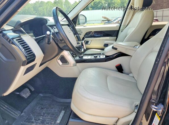 SALGS2SV6KA555425 2019 LAND ROVER RANGE Black Front interior view