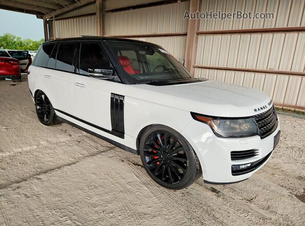 SALGV2FE5HA336823 2017 LAND ROVER RANGE White Przód prawy