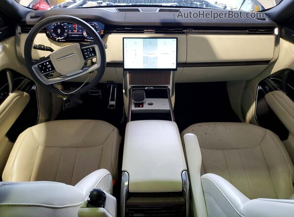 SALKP9FU8SA278590 2025 LAND ROVER RANGE White Dashboard view