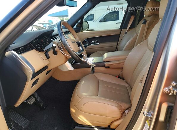 SALKPBE93SA301035 2025 LAND ROVER RANGE Gold წინა სალონის ხედი