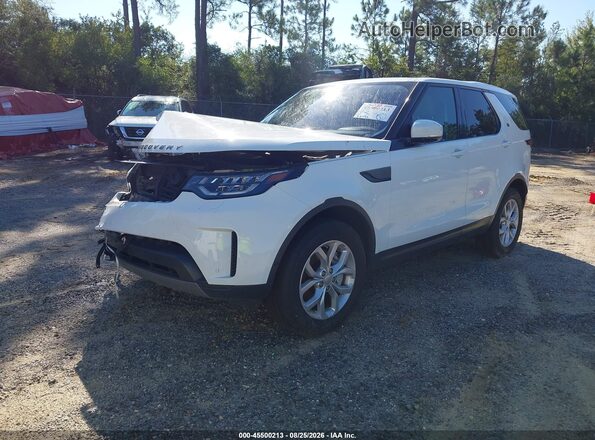SALRG2RV7K2401185 2019 LAND ROVER DISCOVERY White Առջևի ձախ երեք քառորդ տեսարան