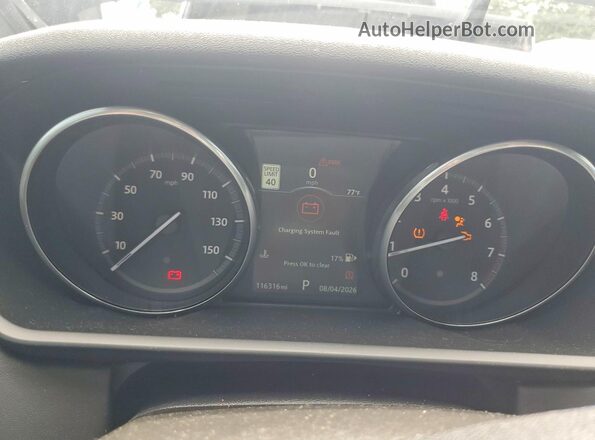 SALRHBBV0HA043840 2017 LAND ROVER DISCOVERY Gray Սարքավորումների վահանակի տեսք