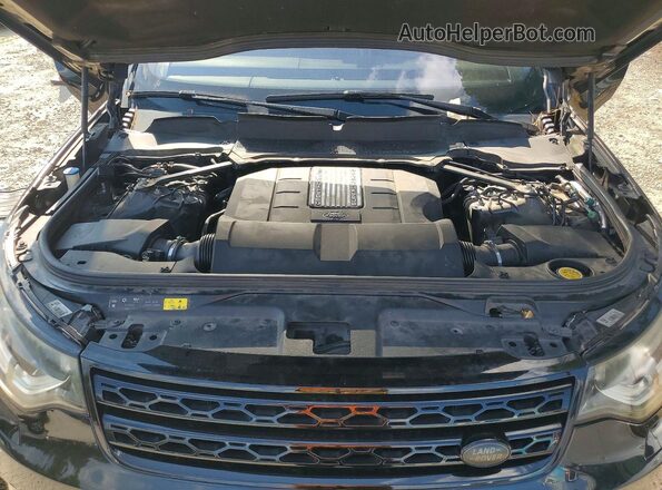 SALRHBBV9HA047319 2017 LAND ROVER DISCOVERY Black Շարժիչի բաժամունքի տեսք