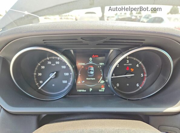 SALRRBBK0HA040018 2017 LAND ROVER DISCOVERY Charcoal Vista del cuadro de instrumentos