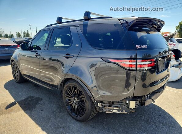 SALRRBBK0HA040018 2017 LAND ROVER DISCOVERY Charcoal Trasero izquierdo