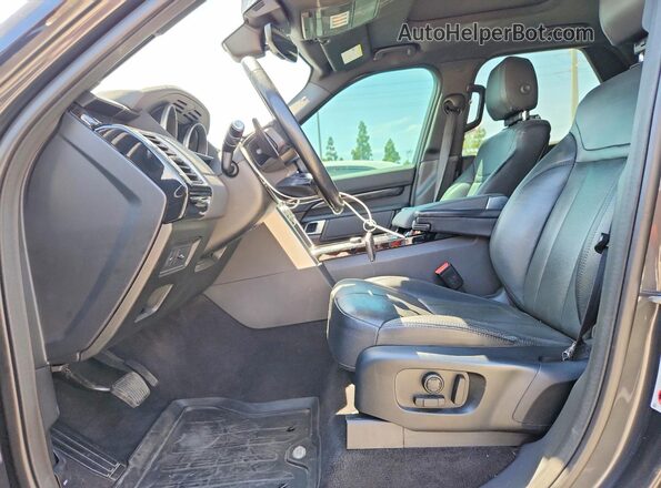 SALRRBBK0HA040018 2017 LAND ROVER DISCOVERY Charcoal Vista interior delantera