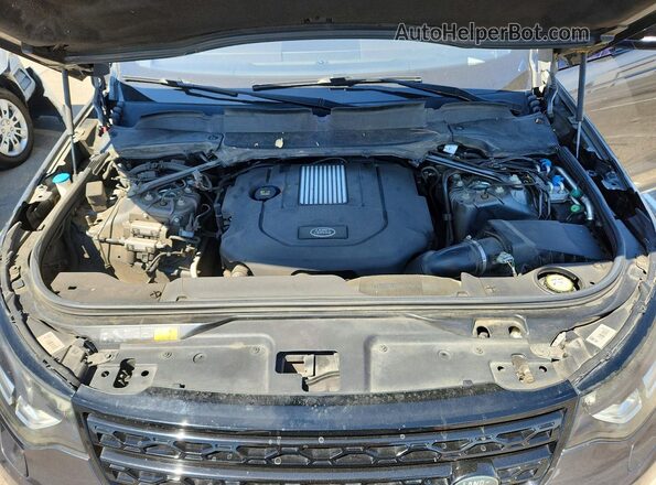 SALRRBBK0HA040018 2017 LAND ROVER DISCOVERY Charcoal Vista del compartimento del motor