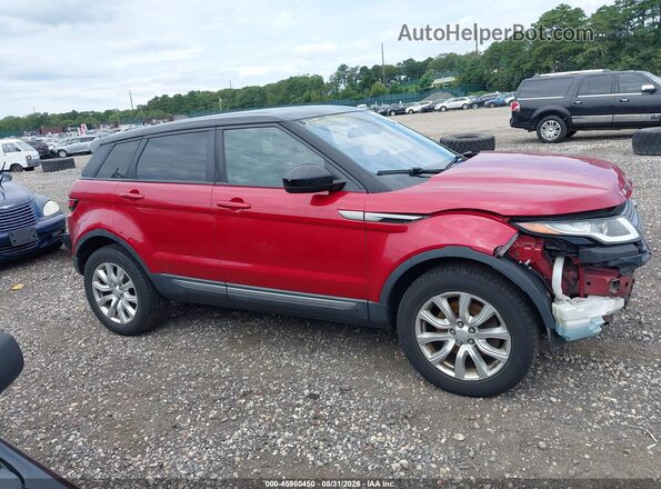 SALVP2BG4HH235269 2017 LAND ROVER RANGE ROVER EVOQUE Red უკანა სალონის ხედი