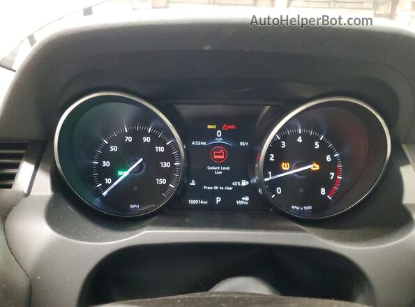SALVP2BG6HH208025 2017 LAND ROVER RANGE Желто-коричневый Вид щитка приборов