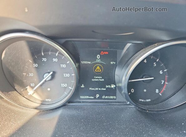 SALVP2RX9KH331296 2019 LAND ROVER RANGE White Widok zestawu wskaźników