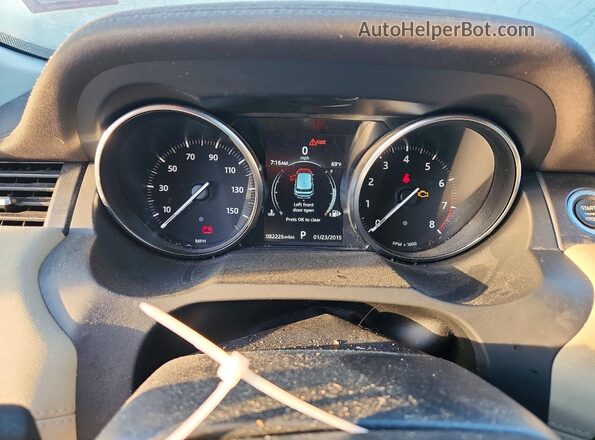 SALVP2RX9KH346655 2019 LAND ROVER RANGE White Вид щитка приладів